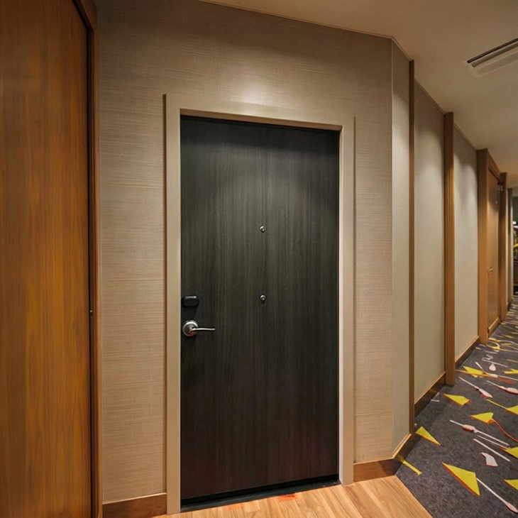 Hotel fire door